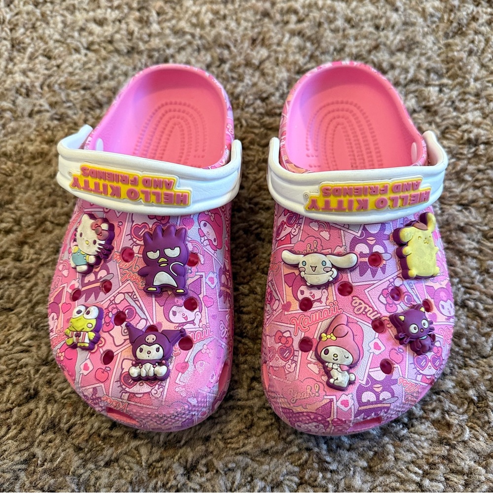 Hello kitty crocs